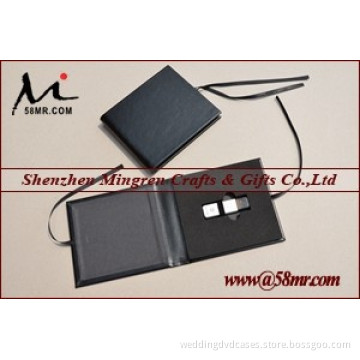Leather USB Case Cover Folio Box album Holder
